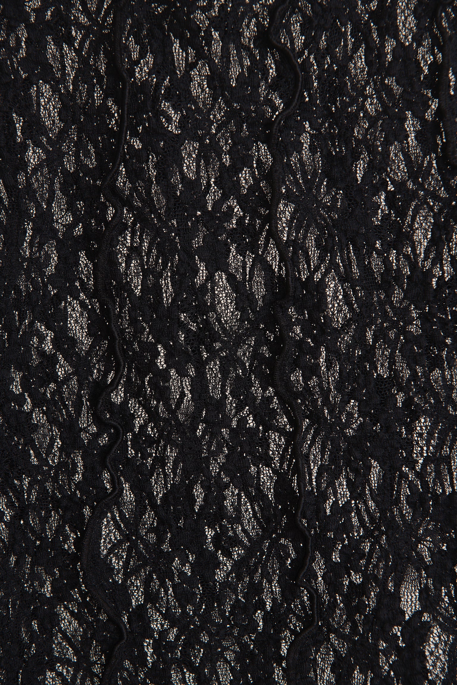 Aria Lace Mini Skirt in Black