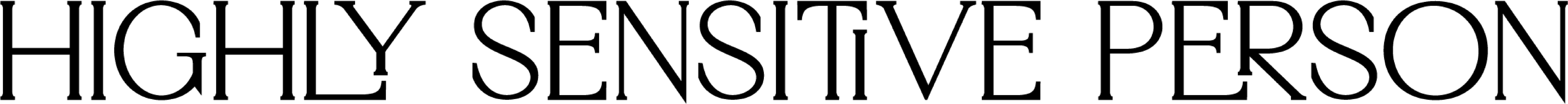 HIGHLY SENSITIVE PERSON logo