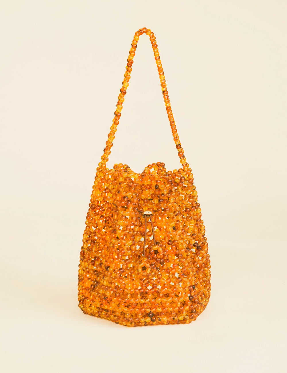 Gabi Beaded Bucket Bag