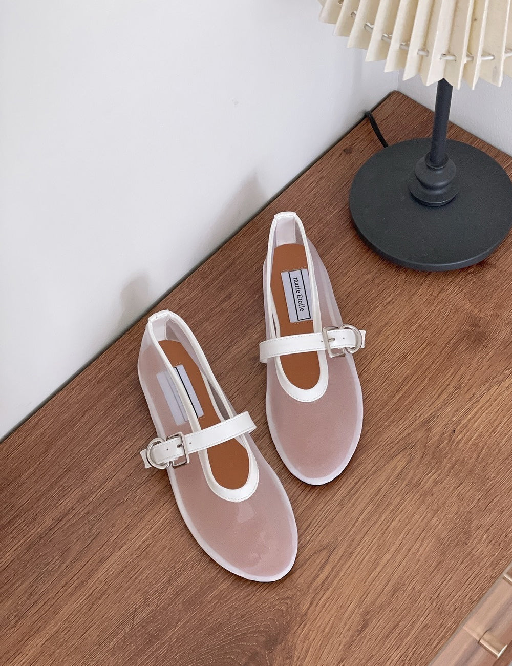 Mesh Mary Jane Flats