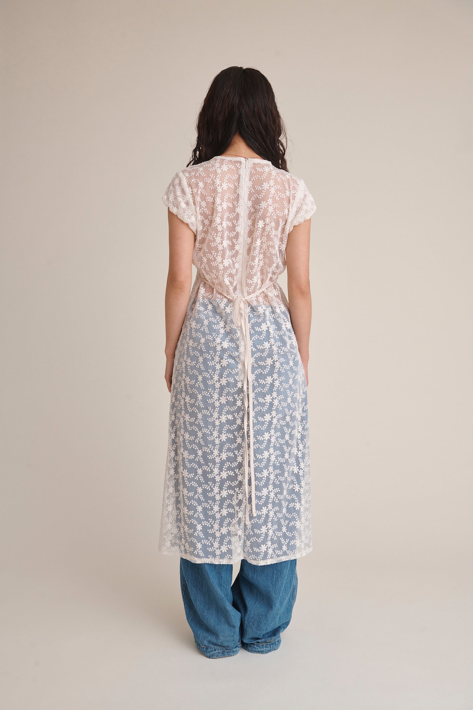 Gaia Lace Midi Dress