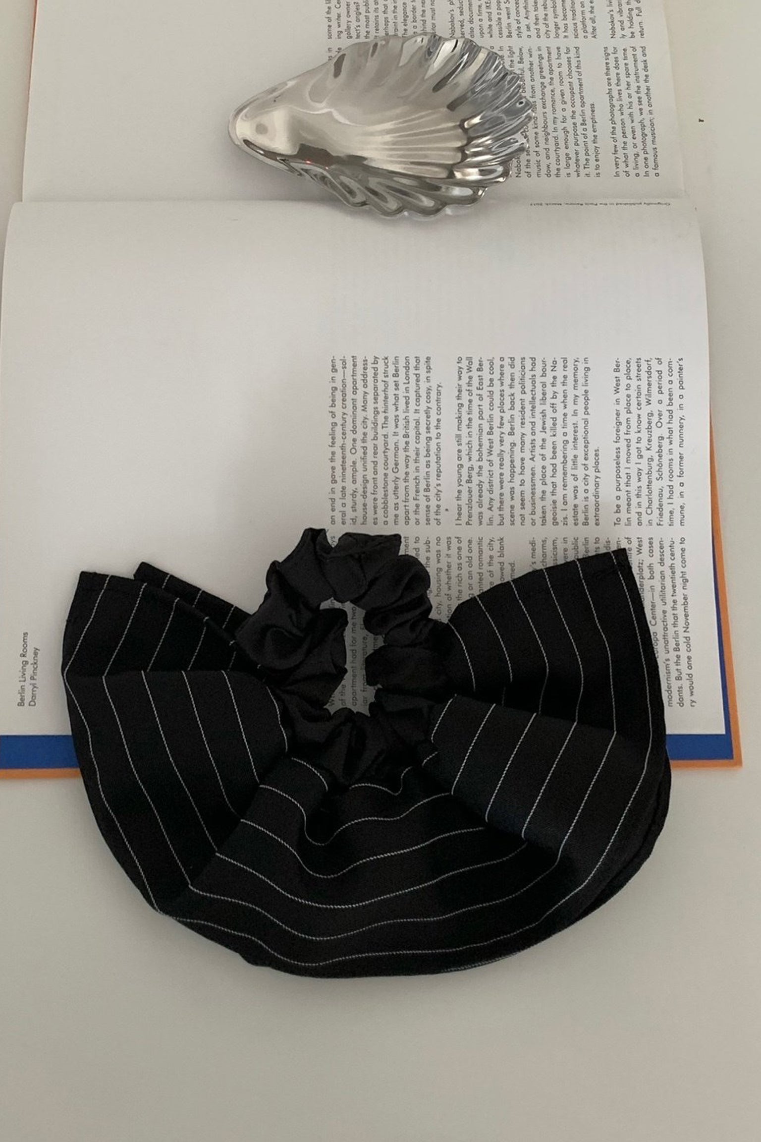 Half Moon Stripe Scrunchie