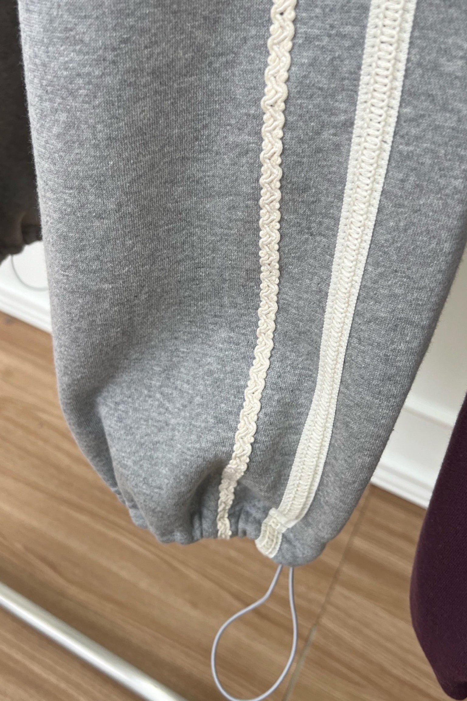 Fleece Lace Sweatpants