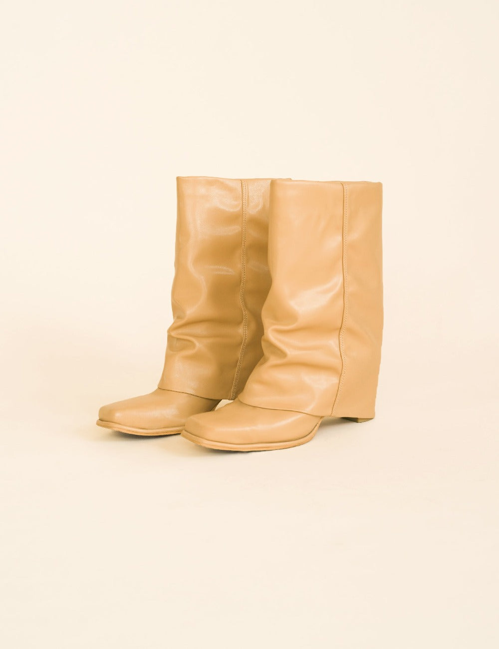 Gigi Mid Calf Boot, Butter