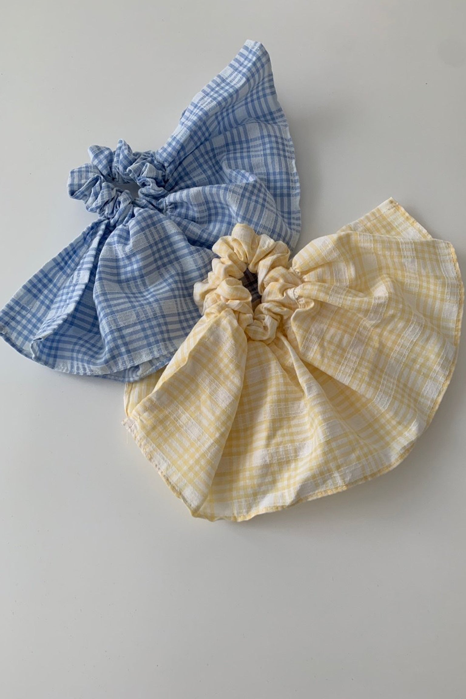Half Moon Plaid Scrunchie